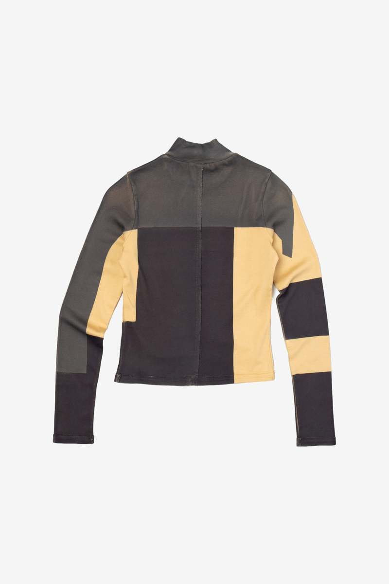 ECKHAUS LATTA Lapped Baby Turtleneck Top ECKHAUS LATTA Lapped Baby Turtleneck Top