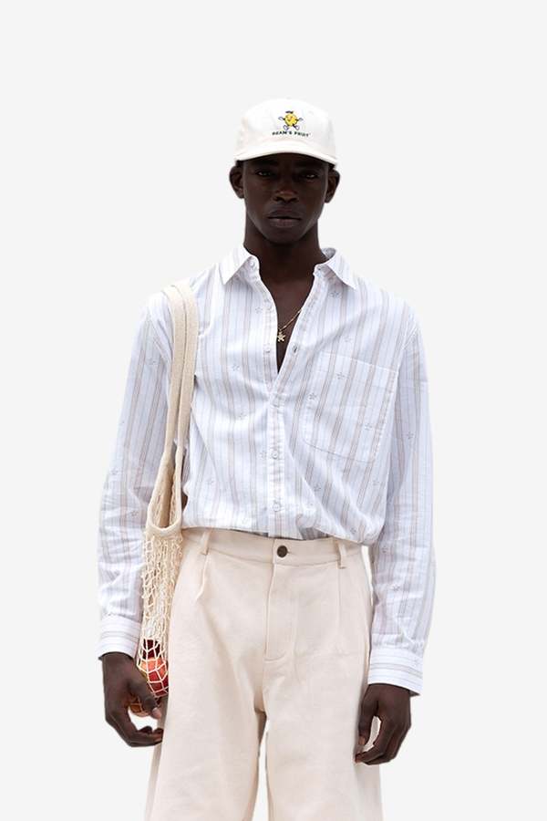 Bram's Fruit Lemon Pattern Shirt - Beige