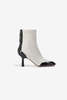 aeydē Lily Boots - Chalk/Black - Thumbnail 1