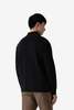 Sunspel Loopback Half Zip Sweatshirt - Black - Thumbnail 2