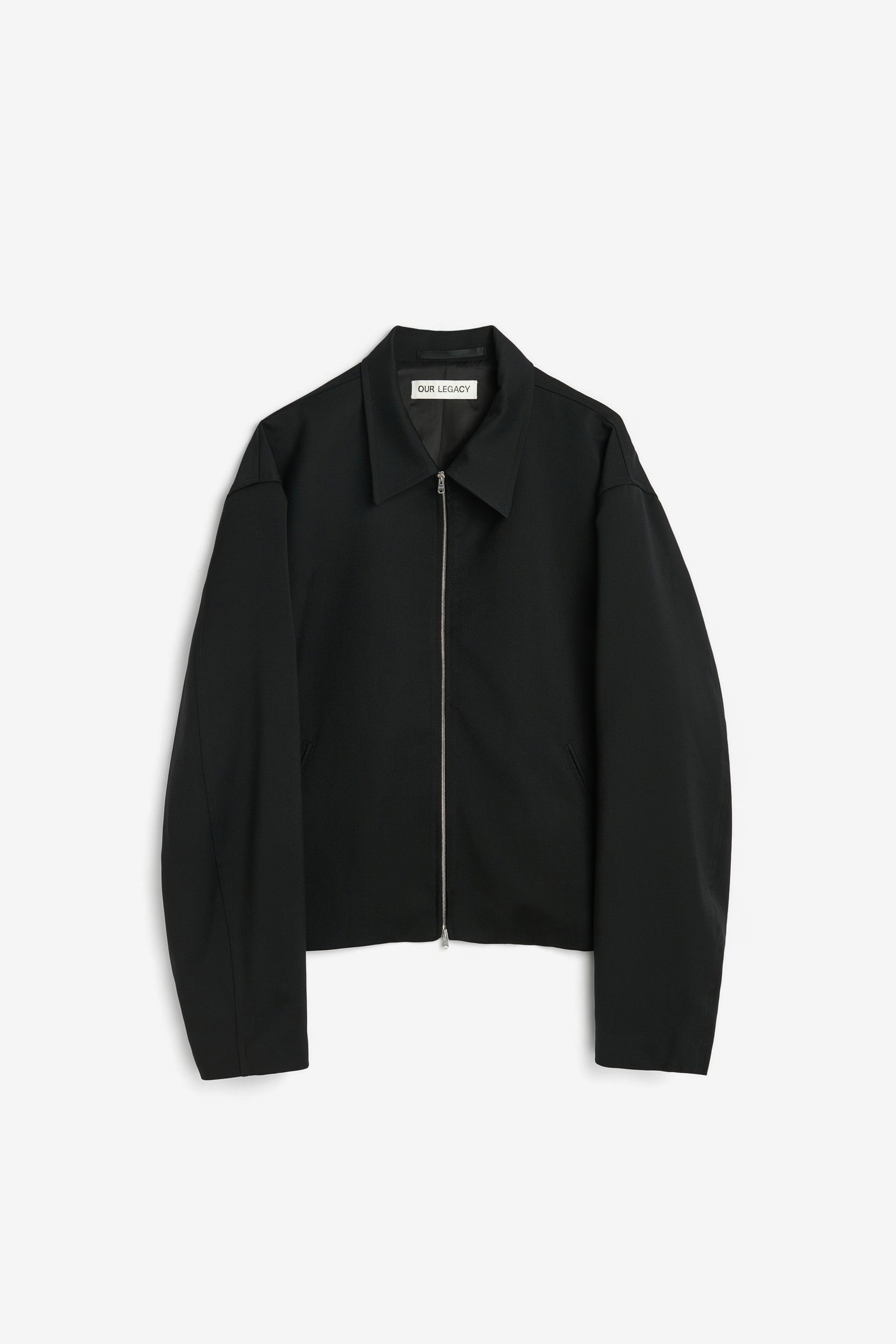 Our Legacy Mini Jacket - Black Worsted Wool | Garmentory