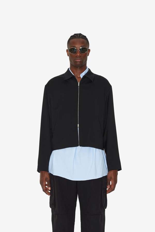 Our Legacy Mini Jacket - Black Worsted Wool | Garmentory