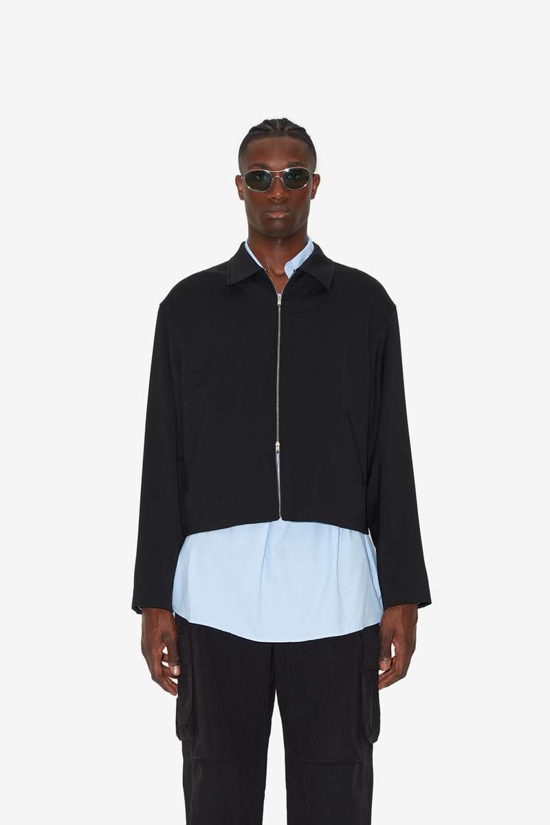 Our Legacy Mini Jacket - Black Worsted Wool | Garmentory