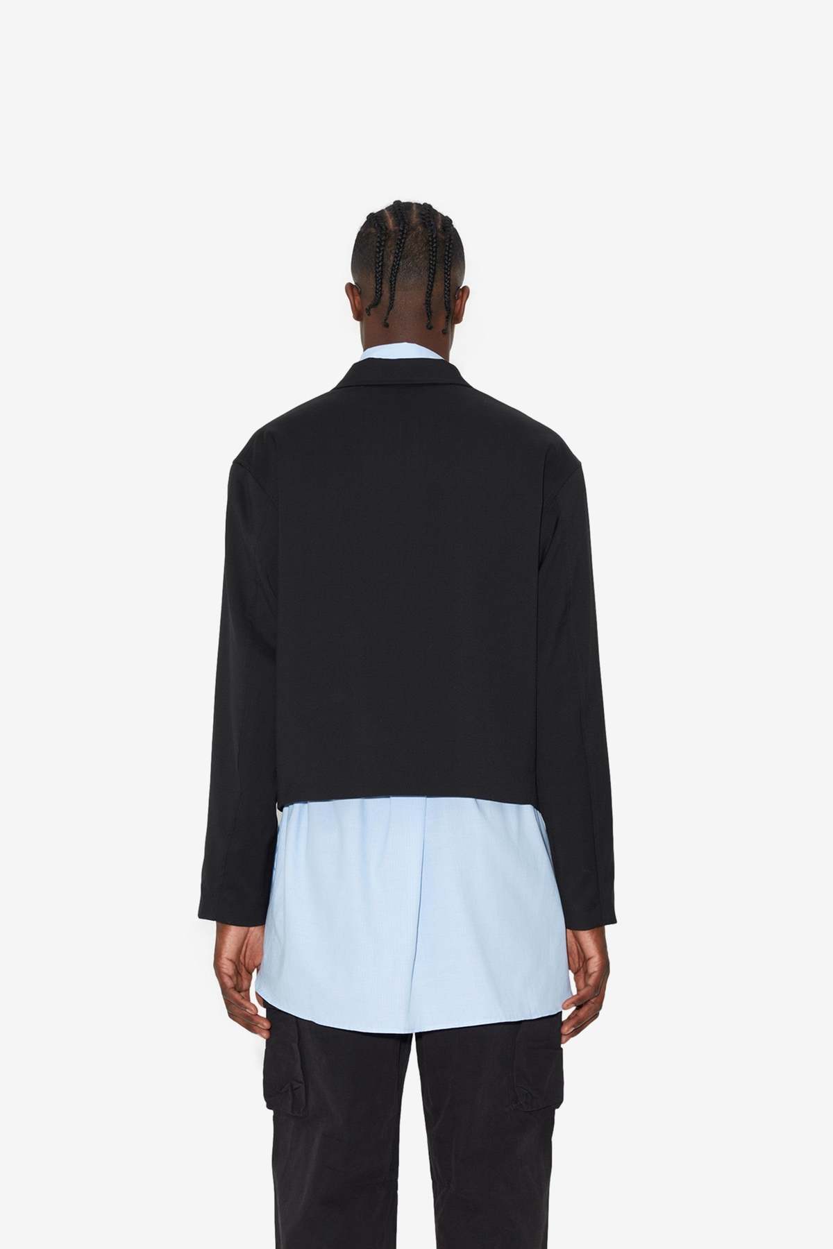 送料無料☆OUR LEGACY MINI JACKET Black Worsted Wool Our Legacy - Mini Jacket Premium Charcoal Office Wool