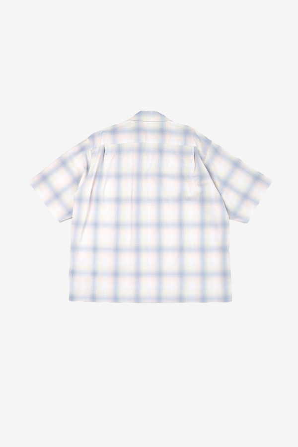 KAPTAIN SUNSHINE Open Collared SS Shirt - Pale Ombre
