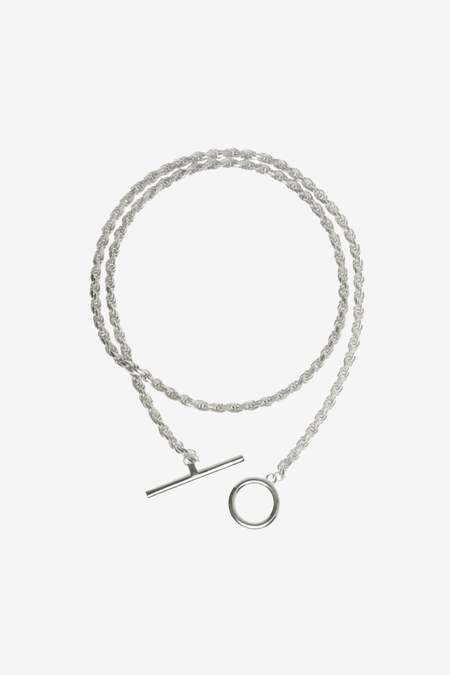 All Blues Fat Snake Bracelet - Silver | Garmentory