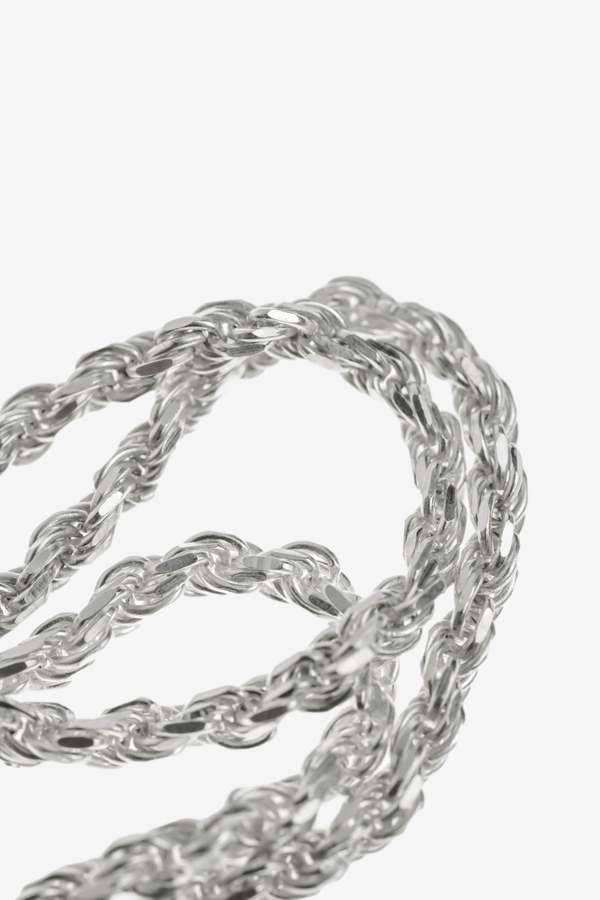All Blues Rope Bracelet Double Bracelet - Silver