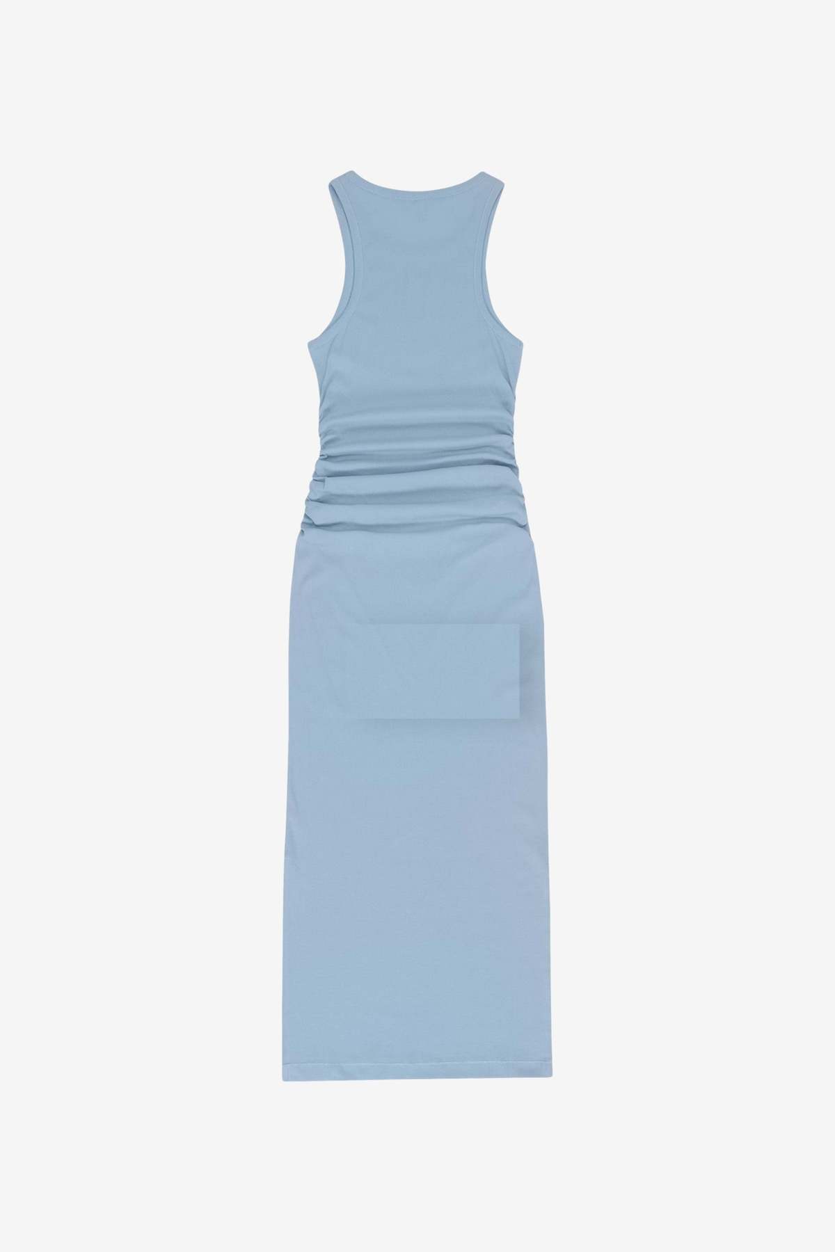 Ganni Soft Cotton Rib Tank Top Long Dress | Garmentory