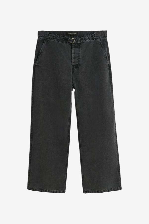 Our Legacy Stern Chino - Black Enzyme Canvas | Garmentory