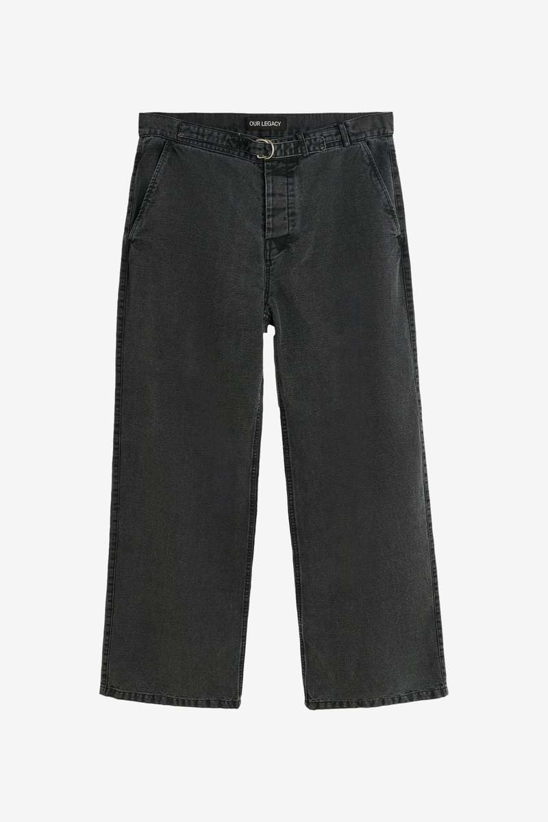Our Legacy Stern Chino - Black Enzyme Canvas | Garmentory