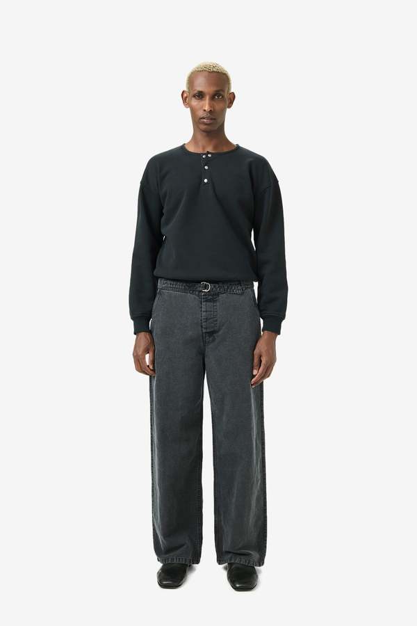 Our Legacy Stern Chino - Black Enzyme Canvas | Garmentory