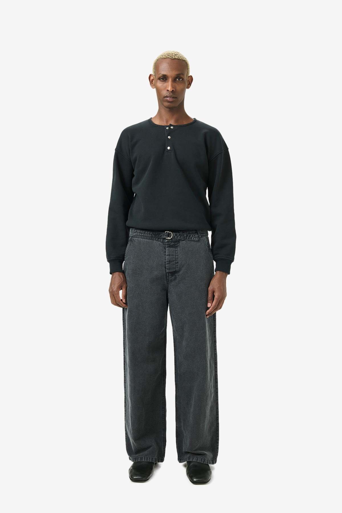 Our Legacy Stern Chino - Black Enzyme Canvas | Garmentory