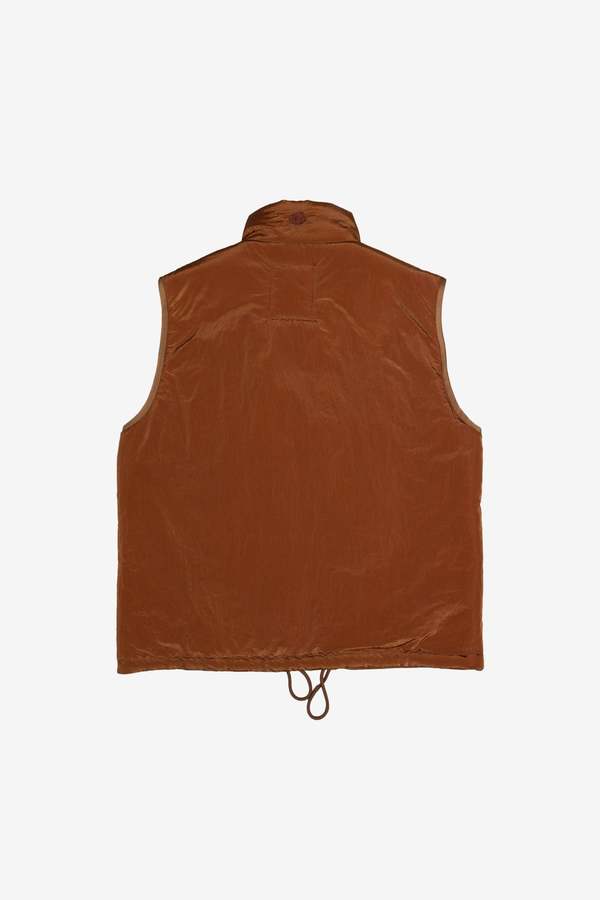 Ranra Treker Shiny Nylon Vest - Bronze Brown | Garmentory