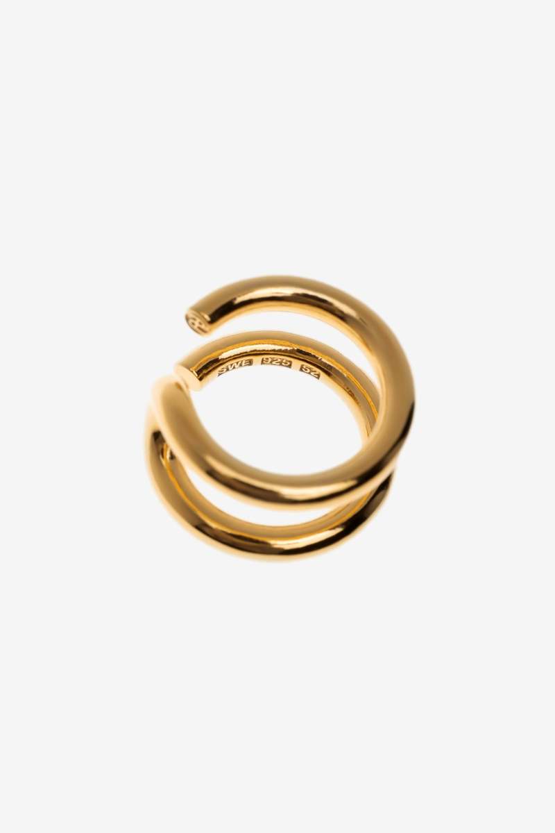 All Blues Turn Ring Single Ring - Gold