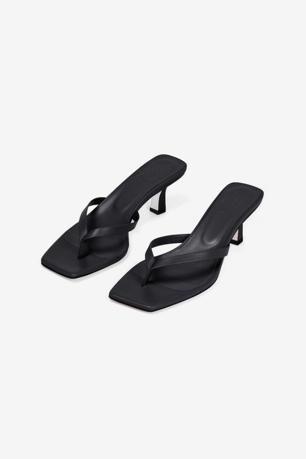 aeydē Wilma Heels - Black Nappa
