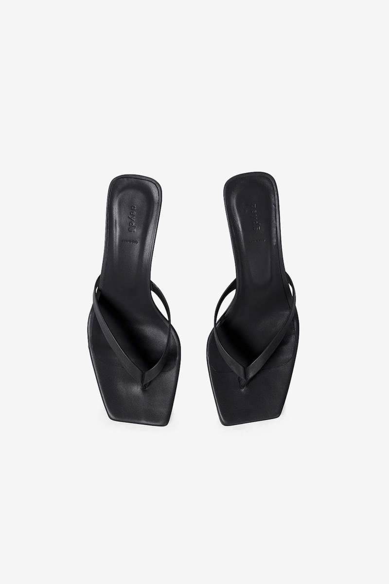 aeyd Wilma Heels - Black Nappa