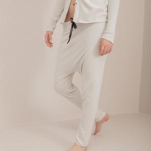 Album Di Famiglia Pantalon New Basic Pant - Rice | Garmentory