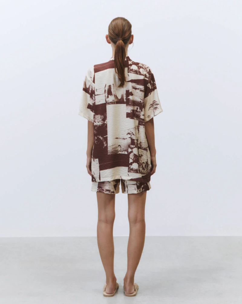 Alysi Photo Print Shirt