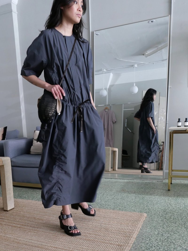 Lemaire Parachute Dress - Charcoal | Garmentory