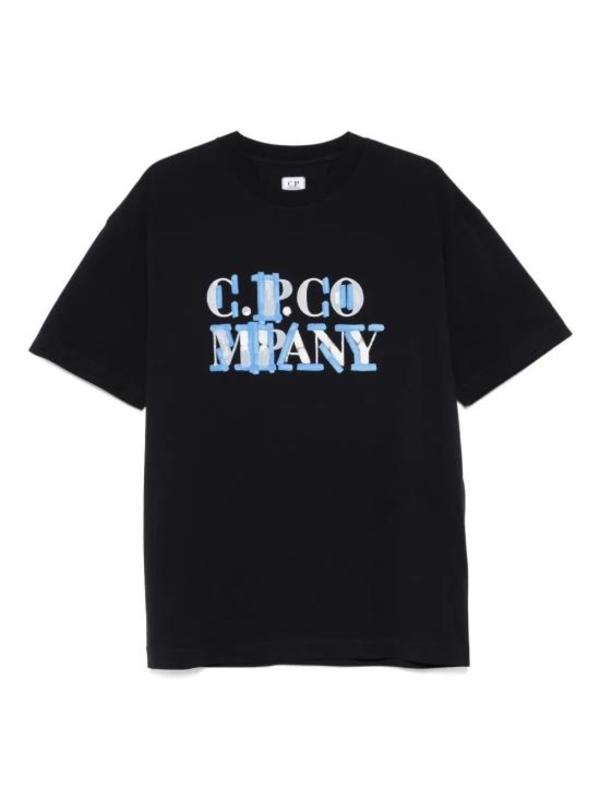 C.P. Company 18CMTS145A006586W888 T-Shirt - Total Eclipse | Garmentory