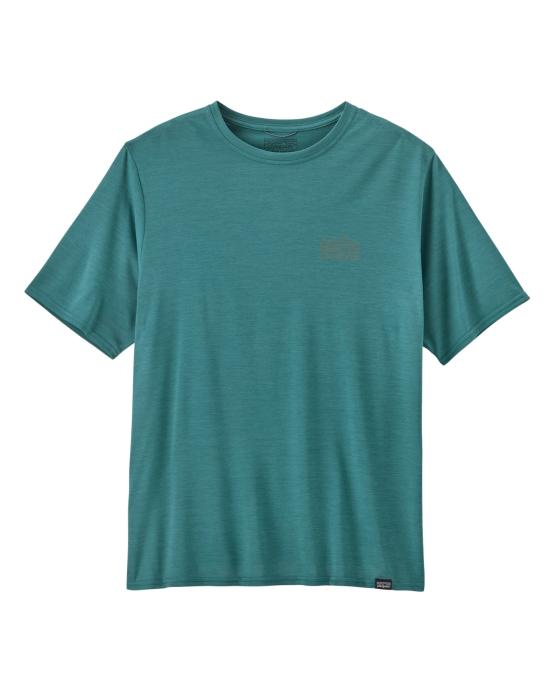 Patagonia Strataspire T-Shirt - Wetland Blue X Dye | Garmentory