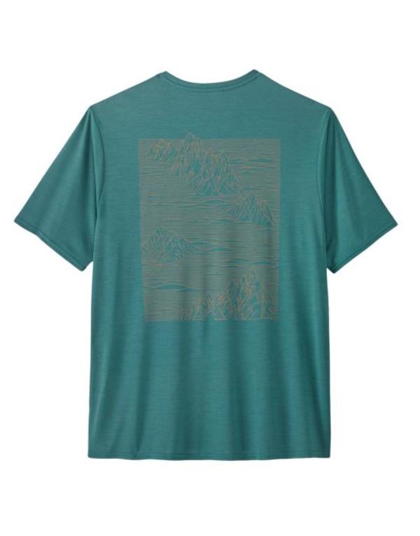 Patagonia Strataspire T-Shirt - Wetland Blue X Dye | Garmentory