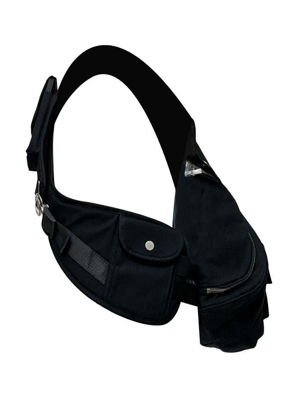 FFFPOSTALSERVICE Cargo Tech Sling Bag - Black | Garmentory