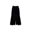FFFPOSTALSERVICE Wide Denim Damaged Trousers - Washed Black - Thumbnail 1