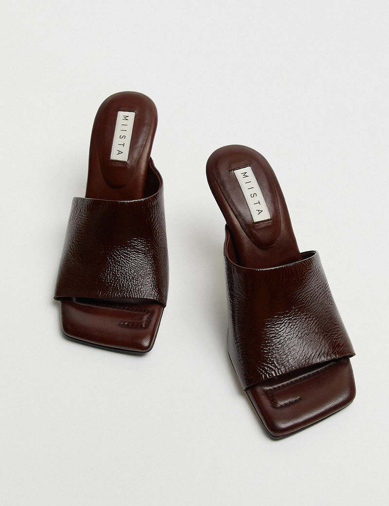 【関税込み】Miista ブラウン Janaina ミュール Janaina Dark Brown Mule Sandals | Miista