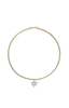 Alexa Leigh Believe & Love Necklace White in Gold 16" Necklace - Thumbnail 1