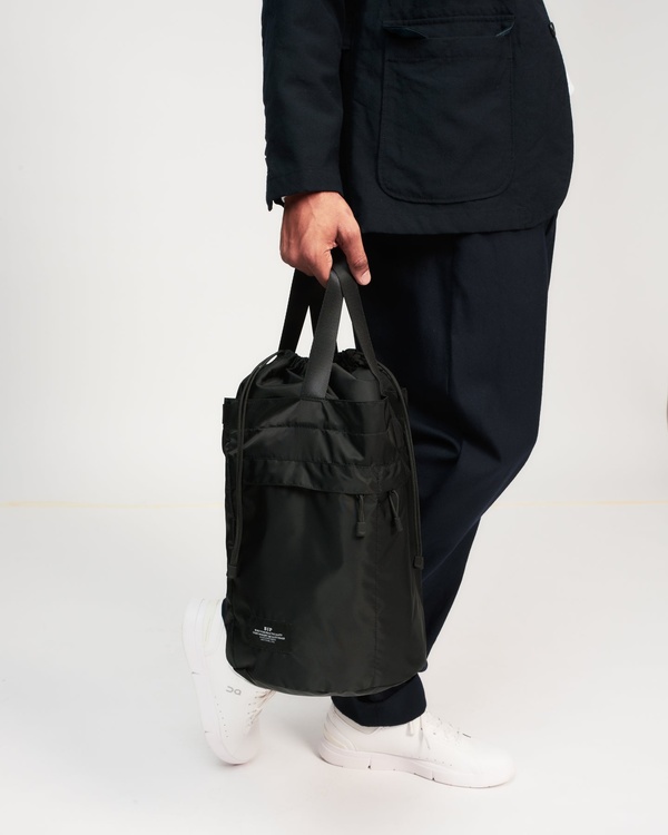 Bags in Progress Bucket Bag in Nylon - Black Bags in Progress Bucket Bag in Nylon - Black