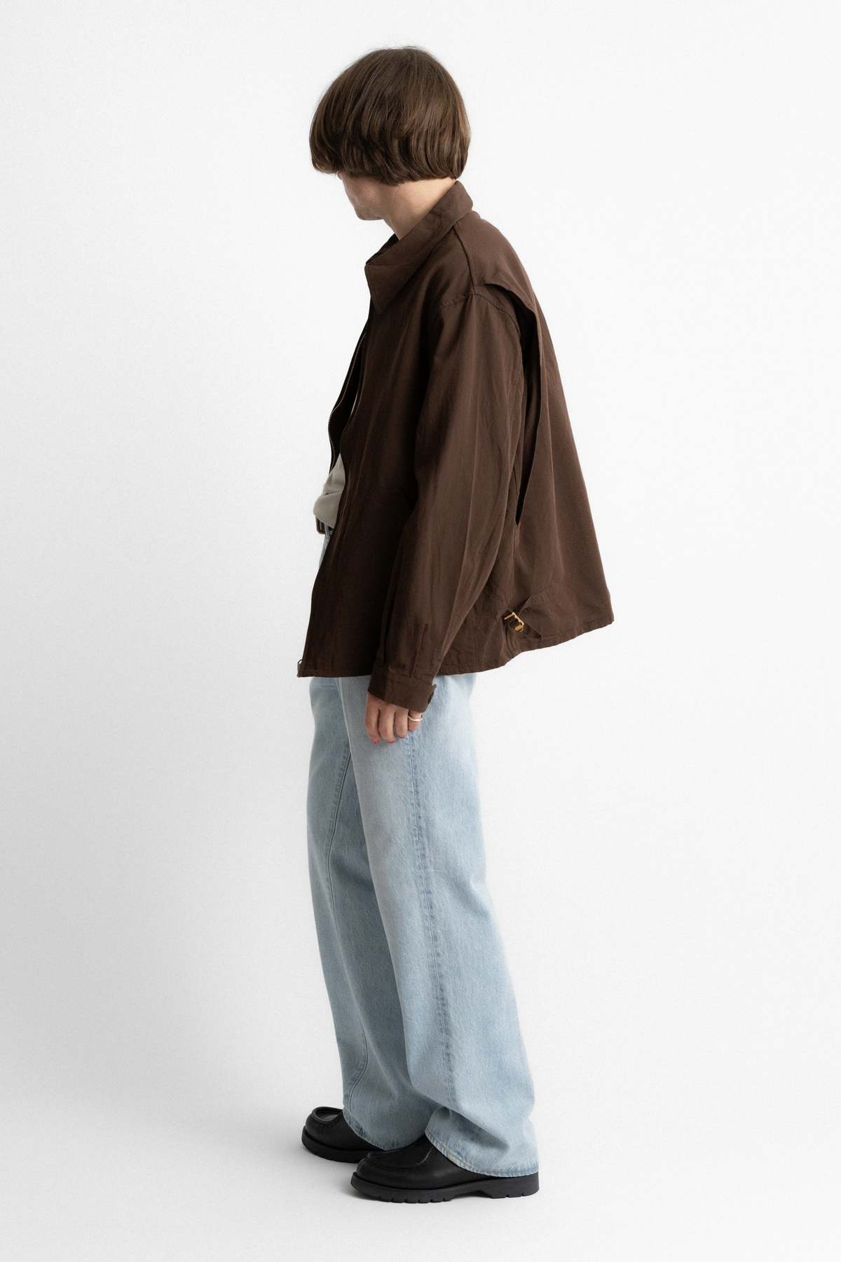 新品 25SS Kaptain Sunshine Fly Blouson 38 Namu Shop - Kaptain Sunshine Fly Blouson - Mocha Brown