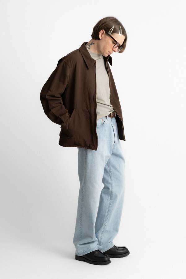 ジャケット・アウター kaptain sunshine 25SS Fly Blouson KAPTAIN SUNSHINE: Black Fly Blouson Jacket | SSENSE