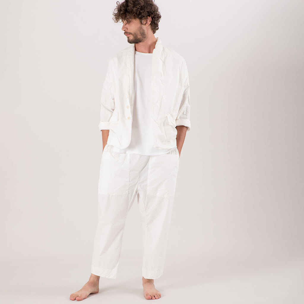 Album di Famiglia Braghe Tasche Pants TS Pants - Milk White