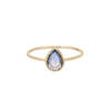 Jennie Kwon Designs Blue Sapphire Lento Wisp Ring - Thumbnail 3