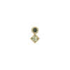 Jennie Kwon Designs Green Sapphire Coda Stud Earring - Thumbnail 1