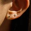 Jennie Kwon Designs Green Sapphire Coda Stud Earring - Thumbnail 2