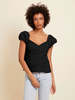Nation Ltd Angel Top - Jet Black - Thumbnail 3