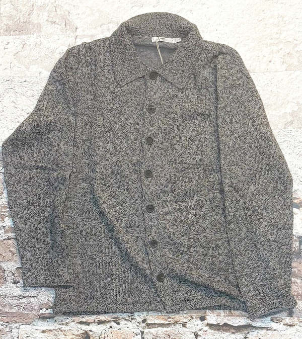 Inis Mein Plated Alpaca Shirt Jacket