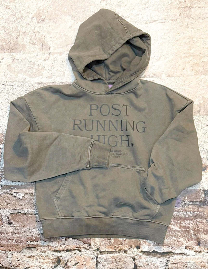 Hermanos Koumori Post Running High Base Hoodie - Black