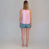 Alysi Blurred Satin Top - Thumbnail 5