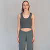 Alysi Cotton Knit Tank - Smoke - Thumbnail 2