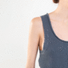 Alysi Cotton Knit Tank - Smoke - Thumbnail 5