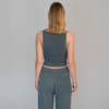 Alysi Cotton Knit Tank - Smoke - Thumbnail 6