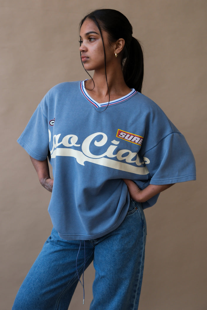 CIAO CIAO Enzo Sport Jersey - Blue | Garmentory