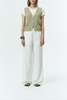 Dunst Linen Cotton Banded Pants - White - Thumbnail 7