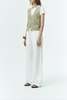 Dunst Linen Cotton Banded Pants - White - Thumbnail 8