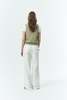 Dunst Linen Cotton Banded Pants - White - Thumbnail 11