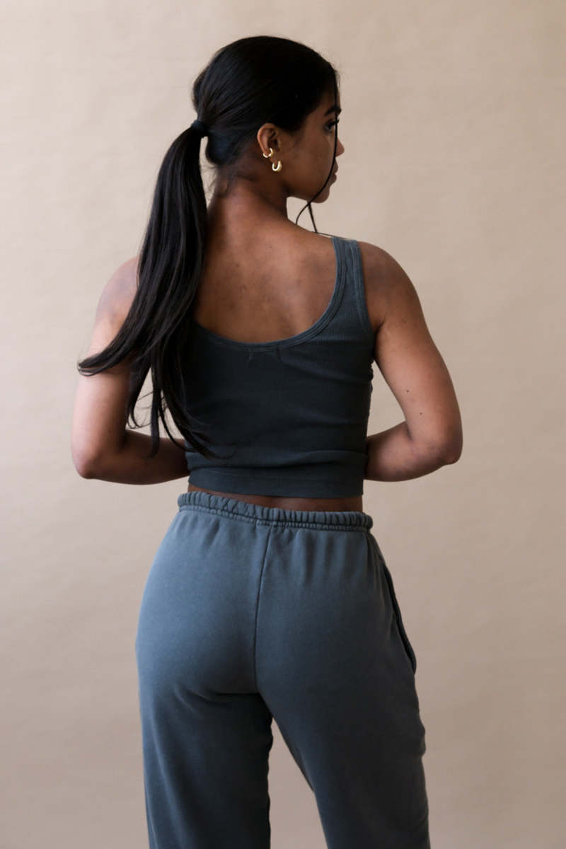 Asher Sebi Sweatpant - Vintage Black
