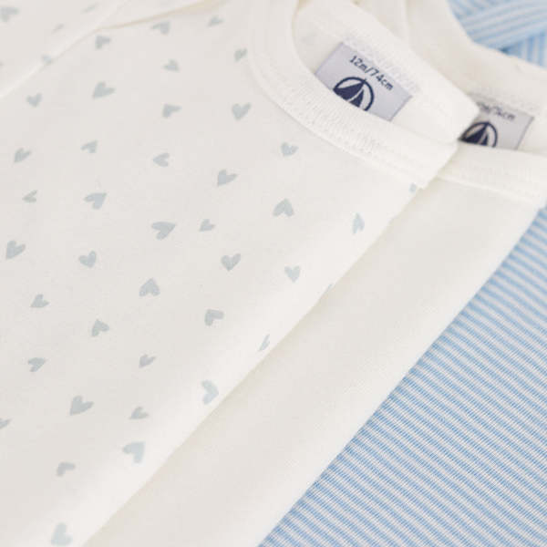 Petit Bateau Baby Bodysuits Set of 3 Petit Bateau Baby Bodysuits Set of 3